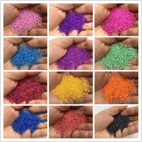 15g 3mm Glass with Core Beads Charm Czech Glass Seed Beads DIY Bracelet Beads for Jewelry Making Earring Necklace