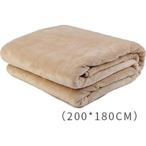 180x150/120cm 4 Level Flannel Electric Heating Blanket W/ Dual Temperature Timing Controller Household Electric Heater Pad Mat