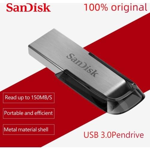 SanDisk 100% Original Genuine Ultra Flair USB 3.0 Flash Drive 16GB 32GB 64GB 128GB 256GB High Speed Memory Stick usb flash drive