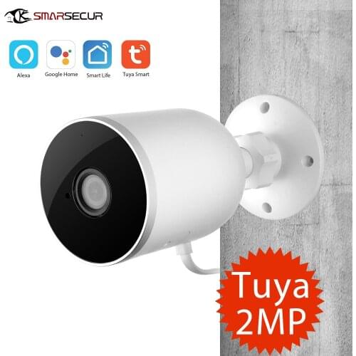 Tuya Smart Life WiFi IP Camera 1080P Wireless Home Security Outdoor Camera Night Vision Infrared Two Way Audio Motion Detection