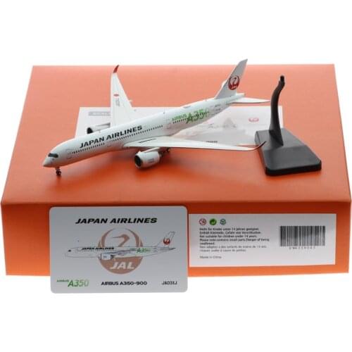 1:400 Alloy Collectible Plane JC Wings EW4359003 Japan Airlines "GREEN" Airbus A350-900XWB Diecast Aircraft Jet Model JA03XJ