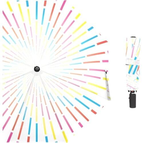 Colorful Dynamic Style Umbrella Rain Women Lightweight Folding Umbrella Non-automatic Windproof Umbrells for Kid Guarda Chuva
