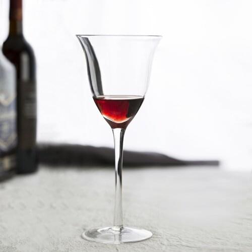 200ml Creative Red Wine Cup Funnel Horn Goblet Artificial Blowing Wine Glass Cup Whisky Tasting Cup Family Party Drinking Set