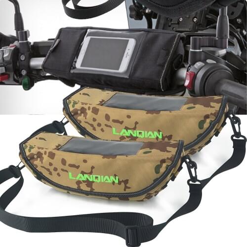 Motorcycle Camouflage waterproof handlebar travel GPS navigation bag Reflective Saddle Bag For Kawasaki Versys 1000 650 Z900RS