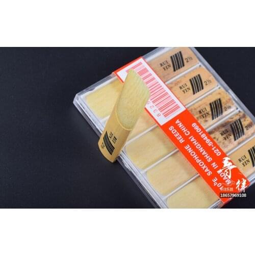 Brand New 10 Pcs Good Quality Alto Saxophone Reeds Accessories Musical Instruments Sax Alto Reeds Case Parts Accessories 2.5
