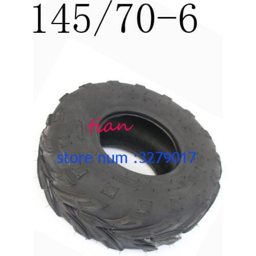 New Good Reputation 6 Inch ATV Tubeless Tires 145/70-6 Fit for Four Wheel Vehcile 50cc 70cc 110cc Small ATV Front or Rear Wheels