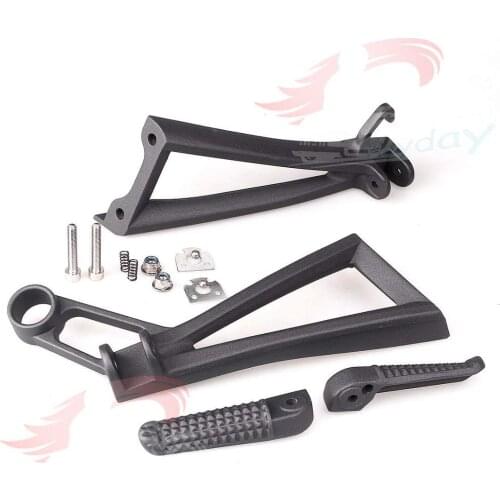 New Rear Passenger Foot Pegs L&R Footrest & Brackets For Yamaha YZF R6 2003-2005 03 04 05
