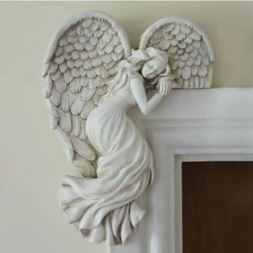 Resin Goddess Crying Angel Statue Garden Decorative Sculpture Home Walls Resin Craft Decoration Gift Crafts Ornaments Art
