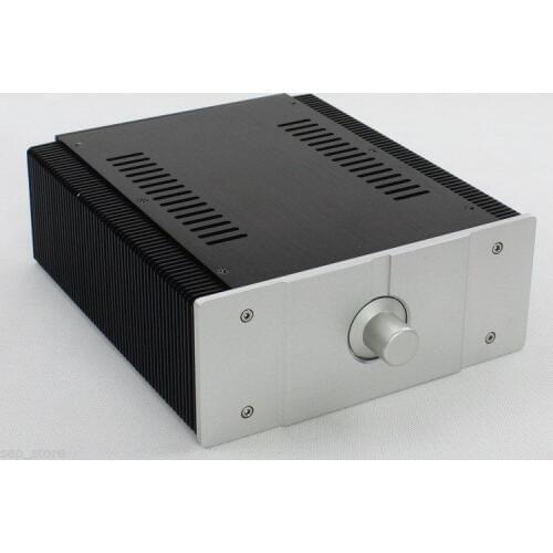 Full aluminum power amplifier enclosure WA56 chassis/AMP box 260*222*90mm-sn
