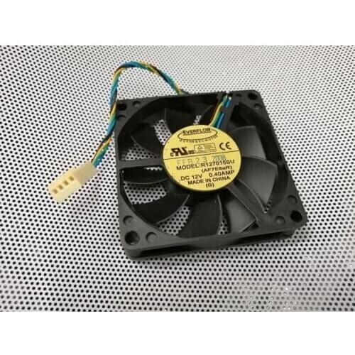 R127015SU 7015 12V 0.40A CPU Small 4PIN pwm everflow 7cm 7015 cpu heatsink radiator cooling fan