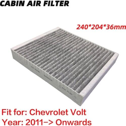 Cabin Filter for Chevrolet Volt / Holden Volt (2011-Onwards) Activated High Carbon Pollen Air Filters Air Conditioner Filter 1pc