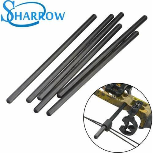 1pc Carbon Archery Compound Bow String Suppressor Rod Stabilizer SilencerHunting Shooting Stabilizer Accessories