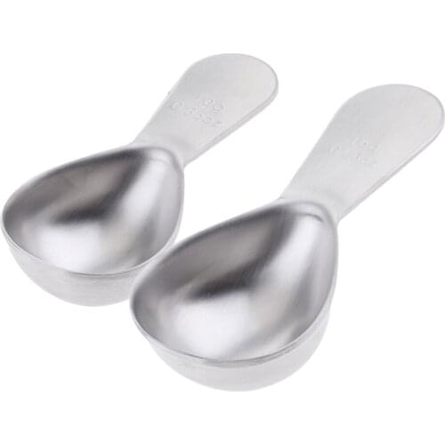 Stainless Steel Coffee Silver Scoop/Tea Measure Tablespoon Measure 10ml 15ml