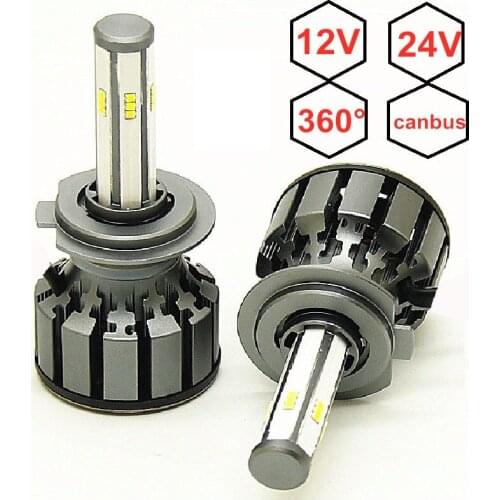 Super bright 80W 18000LM auto 12v led H11 H4 9005 9006 H7 LED CSP canbus error free led headlight