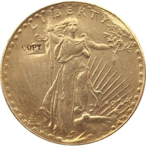 1924-S $20 St. Gaudens Coin Copy Free shipping