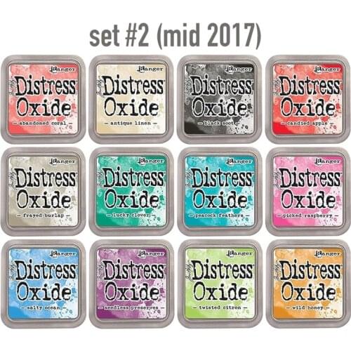 American ranger Distress Oxide ink Mixed dye ink oxidation stamp inkpad series 2