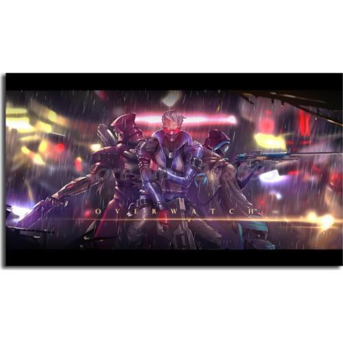 Ana Reaper Soldier 76 Overwatchs Art Canvas Poster Painting Wall Picture Print Oil Painting For Home Bedroom Decoration Artwork