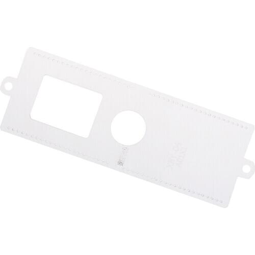 1 Piece Acrylic Card Holder Driving License Holder Pattern Template Stencil DIY Leather Hand Craft