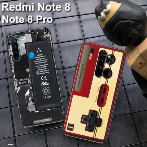 For xiaomi redmi Note 8 Pro case Note8 Pro back cover retro Painted soft silicone phone cases for xiaomi Redmi Note 8 Note8 case