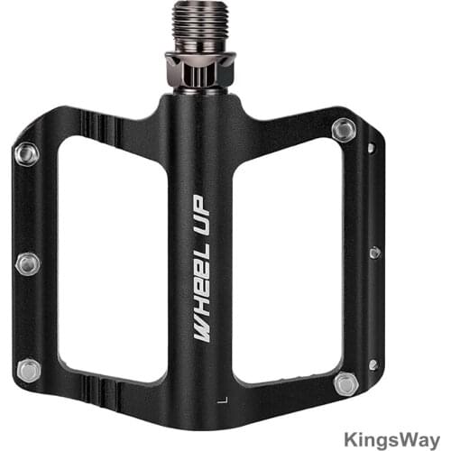 Black 4 Bearing Bicycle Pedal Anti-skid Ultra-light Mountain Bike Pedals Sealed Bearing Bicycle Accessories