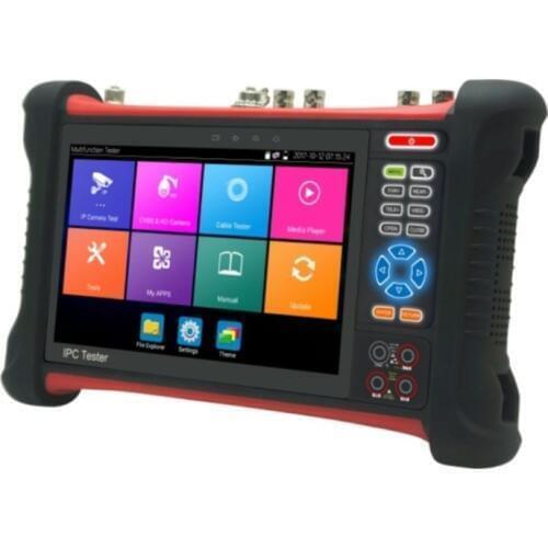 DHL free X7 H.265 4K IP Camera tester 8MP TVI CVI AHD SDI CVBS CCTV Camera Tester Monitor with TDR, Cable tracer