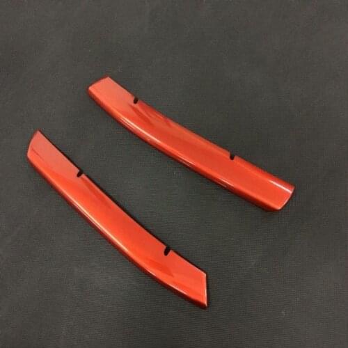 For Mazda CX-5 CX5 KF 2020 2017 2018 2019 Red ABS Front Grill Bumper Cover Trim Insert Bonnet Garnish car Accessories