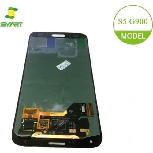 For Samsung Galaxy S5 LCD AMOLED Display Touch Screen Digitizer Assembly + Free Repair Tools For Galaxy S5 G900 G900F LCD Screen