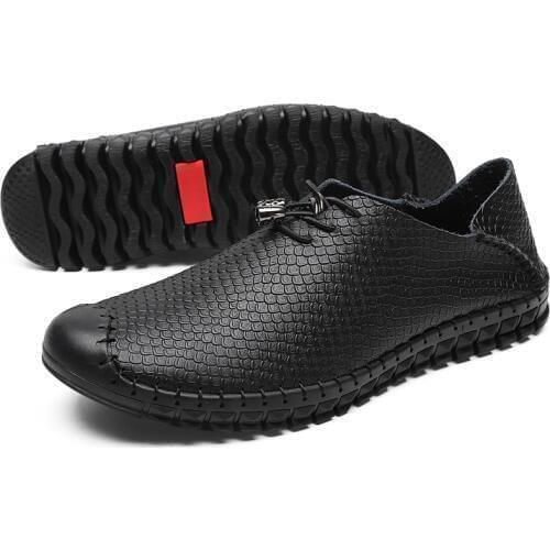 Mens shoes large size mens leather shoes black casual shoes leather casual shoes mens moccas shoes Italian designer shoes