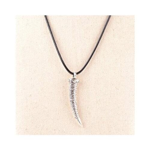 2021 New Hot Man Horns Chain Leather Necklace For Men Women Male Pendant Jewelry Gifts Wholesale