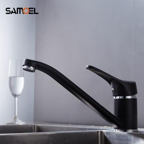 New modern black brass kitchen sink faucet water tap kitchen mixer kitchen accessories torneira para cozinha PL8003