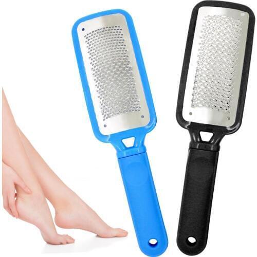 Foot File pedicure Stainless Pedicure Tools Large Foot Rasp Scrubber Grater Dry Rough Dead Skin callus remover