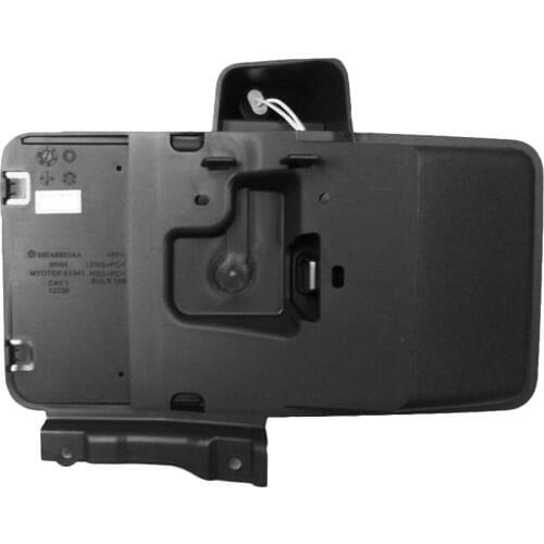 Rear License Plate Bracket Mounting Bracket Black for Jeep Wrangler JK 2007-2018 11233.07 68064720AA