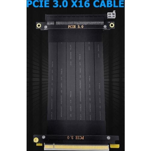 Full Speed PCIE3.0 X16 To X16 Extension Adapter Cable Straight For Server Compatible with N Series Graphics Card Expansion