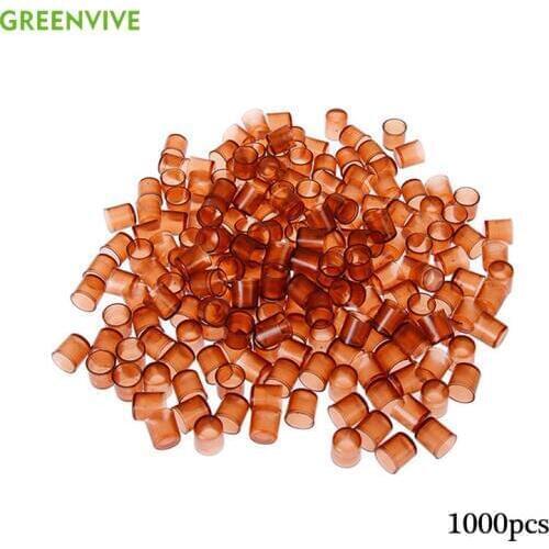 1000PCS Beekeeping Queen Rearing Box Brown Cells Plastic Cups Beekeeping Tools Bee Keeper Tools Apiculture Supplier
