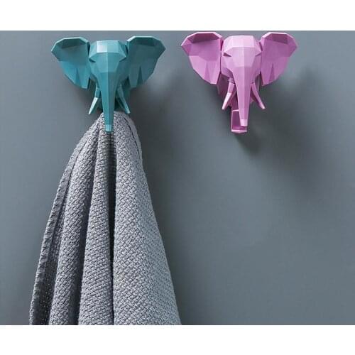The Wall To Hang Up Creative Decorative 3D Animal Head Wall Rack Kids Room Hanger Coat Hat Rack Hook