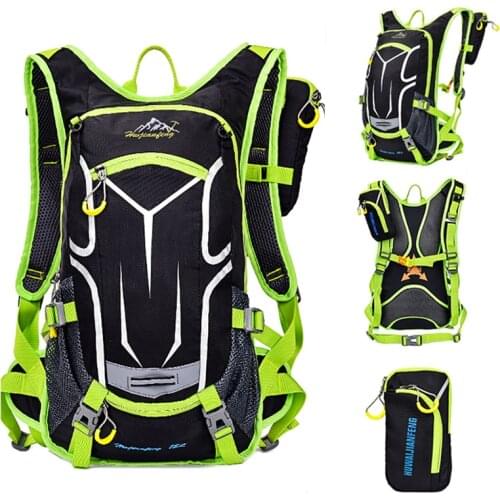 Reflective Waterproof Backpack Rain Cover Outdoor Sport Night Cycling Safety Light Raincover Case Bag Hiking Climbing Rucksack