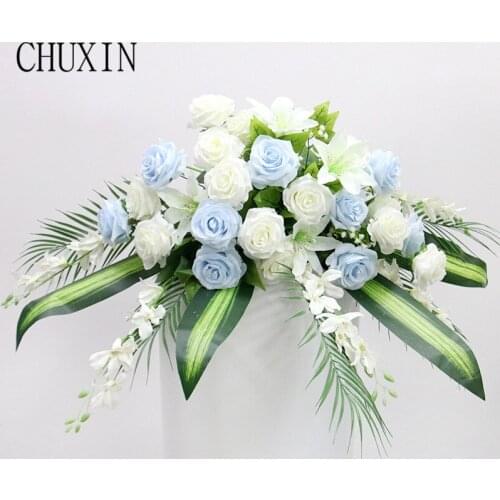 Table Decoration Flower Silk Artificial Flower Ball For Table Welcome Area Table Home Wedding Decor Christmas Decoration Layout