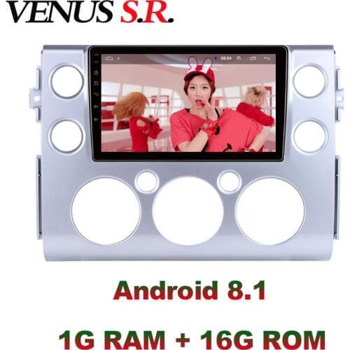VenusSR Android 8.1 2.5D car dvd for Toyota LandCruiser F J Radio 2007-2018 multimedia Radio stereo gps navigation
