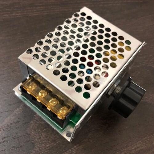 High Quality Newest Hot 1pcs 4000W 220V SCR Regulator Voltage Motor Speed Controller Dimming Thermostat Drop Shipping