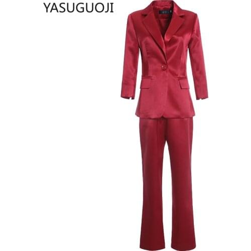 Женские осенние брючные костюмы YaSuGuoJi China At AliExpress