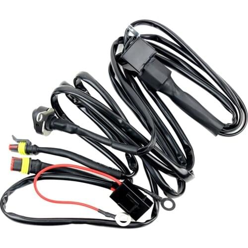 Motorcycles LED Fog Light Wiring Harness Wire For BMW R1200GS /ADV F800GS