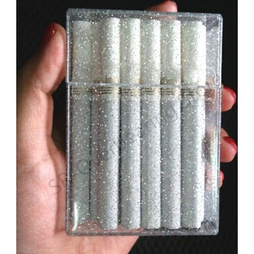 20 Sticks Cigarette Case Plastic Cigarette Box Case Holder Cover Shining Cigarettes Tobacco Box Portable Cigarette Holder Contai