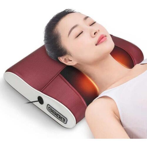 220 v electric multi-functional warm auxiliary improve sleep to alleviate fatigue neck massager