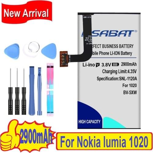 HSABAT 2900mAh for Nokia Lumia 1020 EOS zoom Lumia1020 Battery RM-876 RM-875 RM-877 RM 876 875 877 BV-5XW