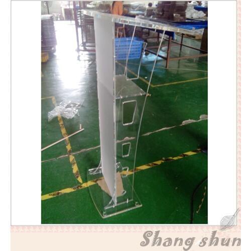 Acrylic Clear Lecture Table And Pulpit Clear Custom Acrylic Church Podium/Pulpit For Sale Clear Acrylic Church Podium
