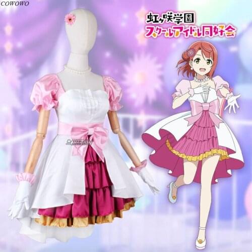 Anime! Lovelive! Uehara Ayumu Lovely SJ Dress Unform Cosplay Costume Halloween Party Role Play Outfit For Women 2021 NEW