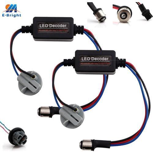 4pcs 9-36V 35W BAU15S BA15S 1156 1157 3156 3157 7443 7440 Resistor Decoder Turn Signal Decoder for Car Light Bulbs NO ERROR