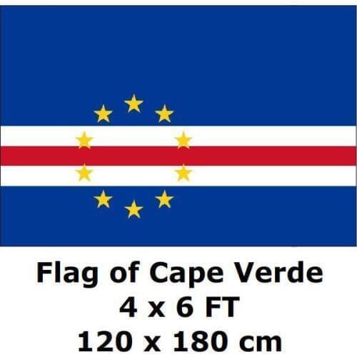 Cape Verde Flag 120 x 180 cm 100D Polyester Large Big Flags And Banners National Flag Country Banner