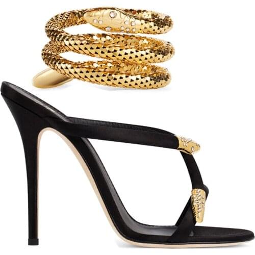 2020 summer new high-heeled womens fine heels with European and American sexy black wild fashion sandals womens shoes