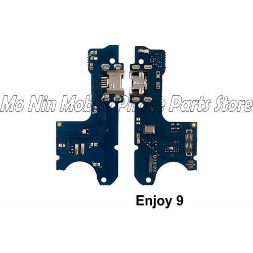 New Microphone Module+USB Charging Port Board Flex Cable Connector Parts For Huawei Enjoy 9 / Enjoy 9 Plus Replacement